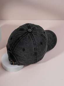 字母和山印花棒球帽 - 黑色 - 查看 6