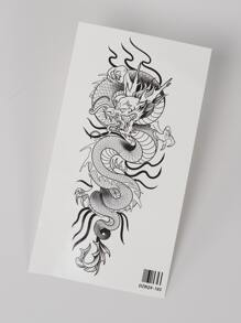 สติ๊กเกอร์ลายมังกร - สีดำ - ดู 3