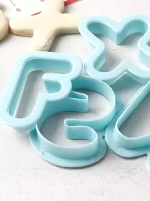 26入組字母圖案隨機餅乾模具套裝 - 彩色 - 查看 7