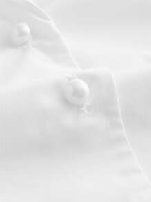 SHEIN MOD 西裝領泡泡袖襯衫