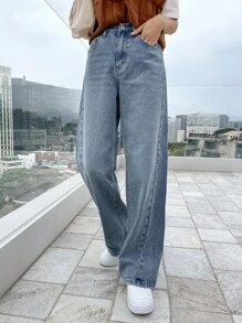 DAZY Jeans de pierna ancha - Lavado ligero - Ver 11