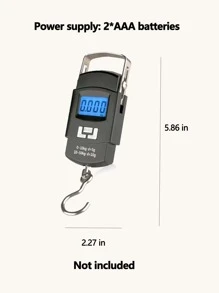 1 pieza Escala electrónica portátil colgante