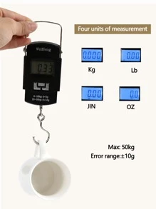 1 pieza Escala electrónica portátil colgante
