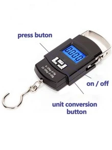 1 pieza Escala electrónica portátil colgante