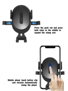 Suction Cup Style Universal Car Phone Holder, Adjustable Car Dashboard Mount, Multi-Function Telescopic Suction Cup Phone Stand