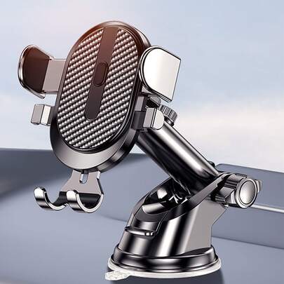 360° Rotatable Suction Cup Car Phone Holder - Universal Car Dashboard Phone Mount Bracket, Suitable For Navigation, Compatible With IPhone, Android Phones, Great Gift For Family And Friends