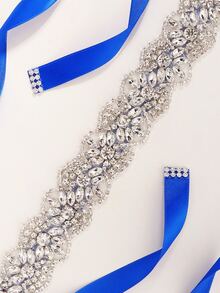 Rhinestone trang trí thắt lưng cô dâu - Nhiều màu - Xem 5