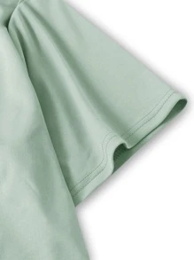 Manfinity Homme Áo thun & Áo lót Nam Lá thư Giải trí - màu xanh lá - Xem 3