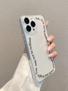 字母圖案透明手機殼 - 彩色 - 查看 2