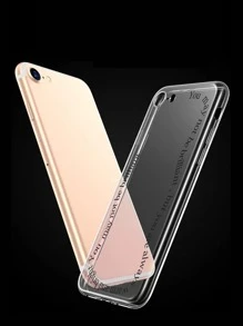 字母圖案透明手機殼 - 彩色 - 查看 3