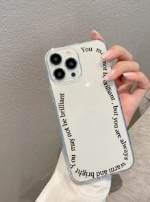 字母圖案透明手機殼 - 彩色 - 查看 4