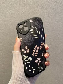 1 Ốp Điện Thoại Tpu Da & Họa Tiết Hoa Tương Thích Với Iphone 11/12/13/14/14pro/14plus , 15 , 15pro , 15promax - Nhiều màu - Xem 2