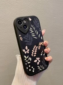 1 Ốp Điện Thoại Tpu Da & Họa Tiết Hoa Tương Thích Với Iphone 11/12/13/14/14pro/14plus , 15 , 15pro , 15promax - Nhiều màu - Xem 5