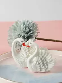 2 cái Thiết kế trang trí thủ công thiên nga - trắng - Xem 1