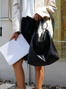 Túi vai - màu đen - Xem 3