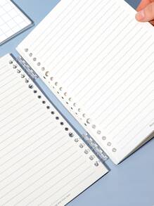 1pc A5 Loose-leaf Refill - White - View 5