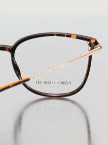 1pc TR Frame Geometric, Commuting College Style Quality Rejuvenating Casual & Fashion Eyeglasses For Women - Multicolor - View 5