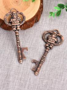 Dụng cụ mở bia, dụng cụ mở chai, bia, dụng cụ mở hộp, trang trí hình ông già Noel - Đồng - Xem 2