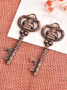 Dụng cụ mở bia, dụng cụ mở chai, bia, dụng cụ mở hộp, trang trí hình ông già Noel - Đồng - Xem 4