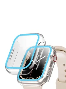 1入組發光發亮屏幕保護膜適用於Apple Watch - 藍色 - 查看 1