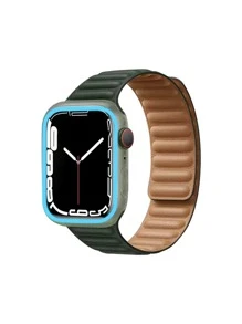 1入組發光發亮屏幕保護膜適用於Apple Watch - 藍色 - 查看 2