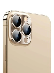 1pc Phone Lens Film Compatible With iPhone - Khaki - View 1