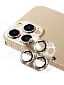 1pc Phone Lens Film Compatible With iPhone - Khaki - View 2
