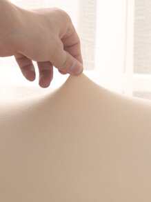 1pc Ghế sofa co giãn trơn - Màu be - Xem 2