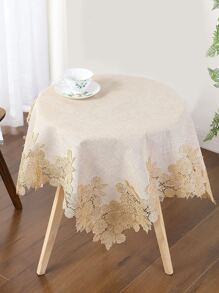 1 件亞麻繡桌布 - 彩色 - 查看 1