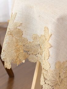 1 件亞麻繡桌布 - 彩色 - 查看 2