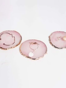 1 pieza Bandeja de joya redondo - Multicolor - Ver 5