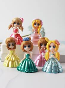 2 件人物设计随机装饰工艺品最佳礼物 - 彩色 - 查看 1