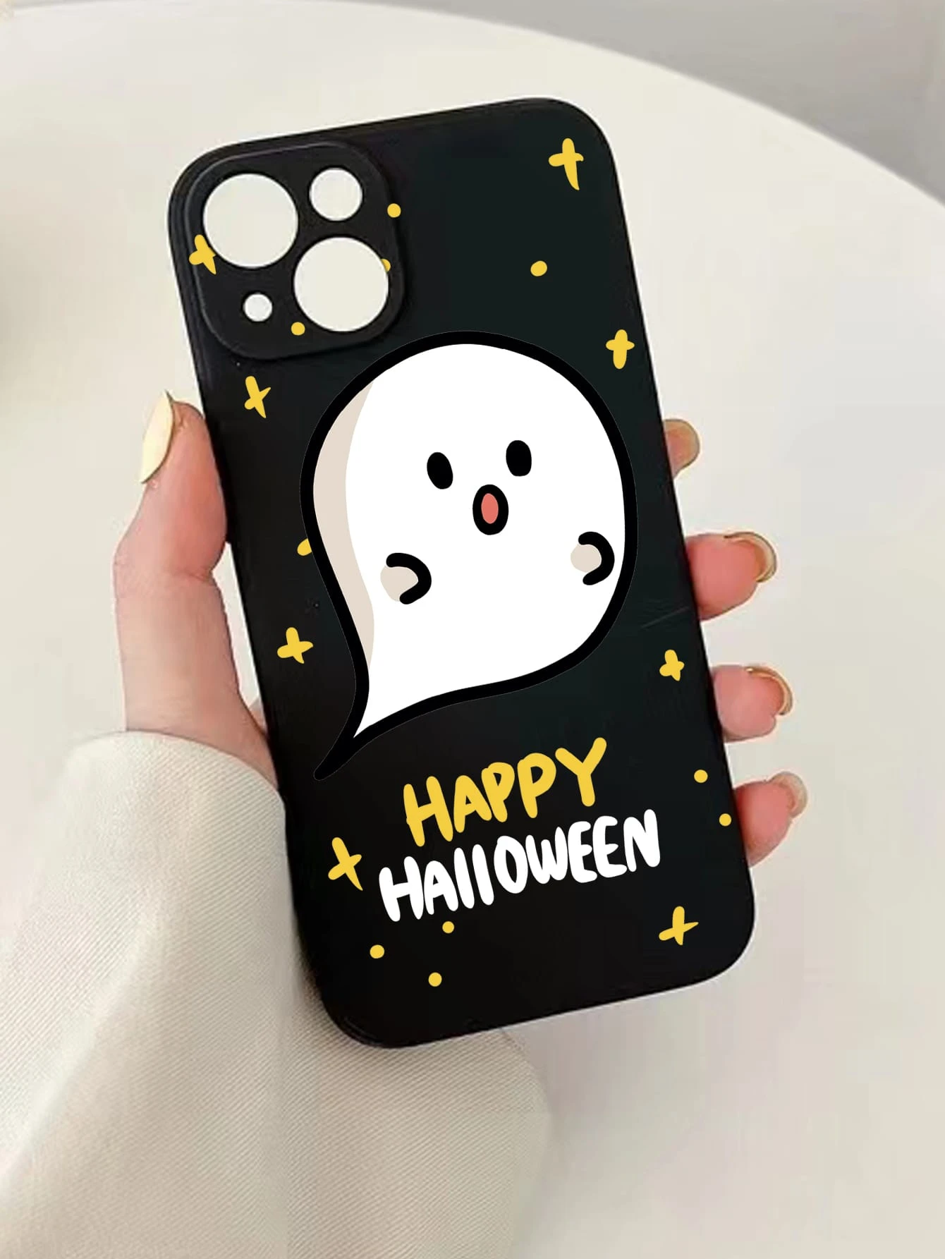 Miniatura 3 de Funda para móvil Halloween con estampado de letra Multicolor