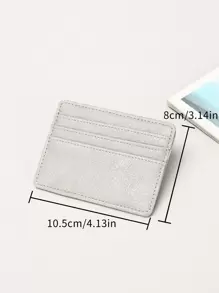 Schlanke RF-blockierende Brieftasche aus Saffiano-PU mit individuellem Anfangsbuchstaben, Geschenkidee für Väter, leicht und tragbar, Kartenetui für Büroarbeiter, Frauen, Urlaubsgeschenke, Jahrestags- und Geburtstagsgeschenke, Zubehör, Kartenetui, Kreditkartenetui, Ausweishalter, Kartenetui für Frauen, Mini-Brieftasche