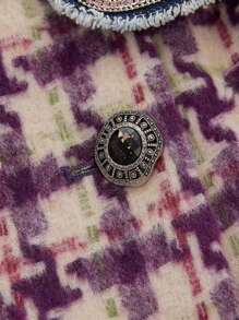 10pcs Pack High Shank Buttons For DIY Sweater, Coat - Multicolor - View 8