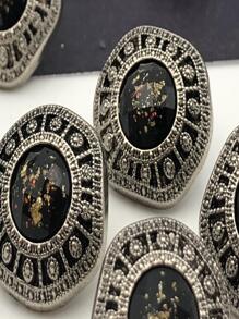 10pcs Pack High Shank Buttons For DIY Sweater, Coat - Multicolor - View 6