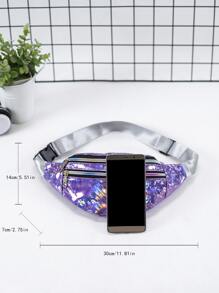 鐳射腰包 - 紫色 - 查看 5