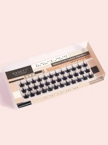 Manga Lashes, 1box Mermaid Tail Shaped Individual Eyelashes - Black - View 4