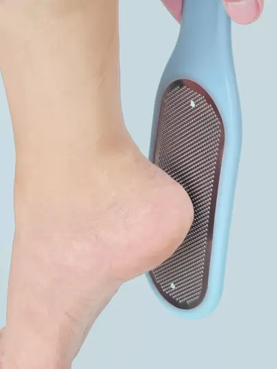 Foot Dead Skin File Foot File And Callus Remover 1pc Foot Care Pedicure Metal Surface Tool To Remove Hard Skin Stainless Steel Foot Care Tool For Foot Care