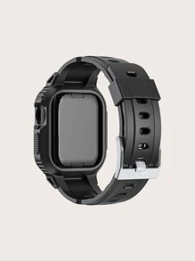 Casual Sports Mountain Climbing One-piece Frame Business Watch Strap For Men And Women, Compatible With Apple Watch 40mm, 41mm, 44mm, 45mm, 49mm