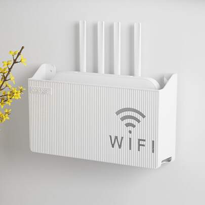 1pc Wall-Mounted Wifi Router Storage Box Fall Home Decor  Room Decor