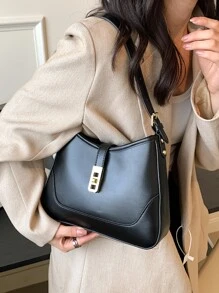 Old Moeny，轻巧，商务休闲金属装饰流浪包，适合少女女大学生、新手和白领工作者，非常适合办公室、工作、商务、通勤，适合少女女大学生、新手和白领工作者的最佳工作包，非常适合办公室、大学、工作、商务、通勤、户外、旅行、郊游、商务休闲女包非常适合办公室商务和工作，女士优雅，商务休闲女包非常适合办公室商务和工作 - 黑色 - 查看 6