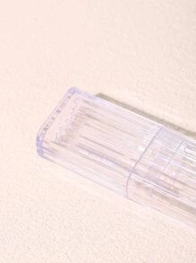 1pc Swab Storage Box,Room,Home,Bedroom,Bathroom,House,Pink Room,Living Room Decor,Travel Stuff,Gift Bag,Gifts For Mom,Dad,Men,Friends,Teacher,Birthday,Wedding,Desk,Shelves,Accessories,Gift Boxes,Funny Gift,Storage ,Jewellery Box,Pouch,Makeup Brush Holder,Brush Holder,Perfume Organiser,Pouch Bag,Gifts For Women,Christmas Gifts,Gift Ideas For Women - Clear - View 8