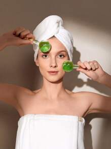 2pcs Facial Massager - Green - View 3