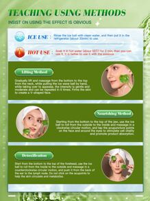 2pcs Facial Massager - Green - View 9