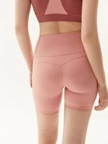 GLOWMODE 6" Shorts De Ciclista De Cintura Alta Featherfit™ - Rosa - Ver 3