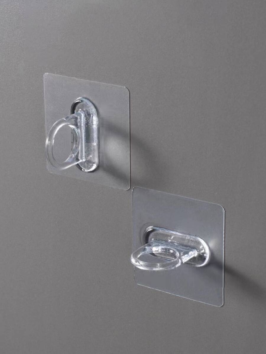 10 件装免钻多用途窗帘杆支架、窗帘杆托架、浴帘挂钩、多用途