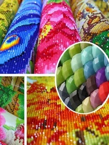 恐龍圖案DIY鑽石畫不附框架