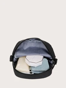 Túi Crossbody Nữ màu trơn Có thể điều chỉnh được Mát mẻ - màu đen - Xem 7