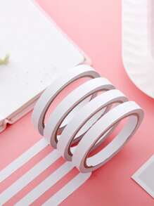 3入組素色雙面膠帶 - 白色 - 查看 1